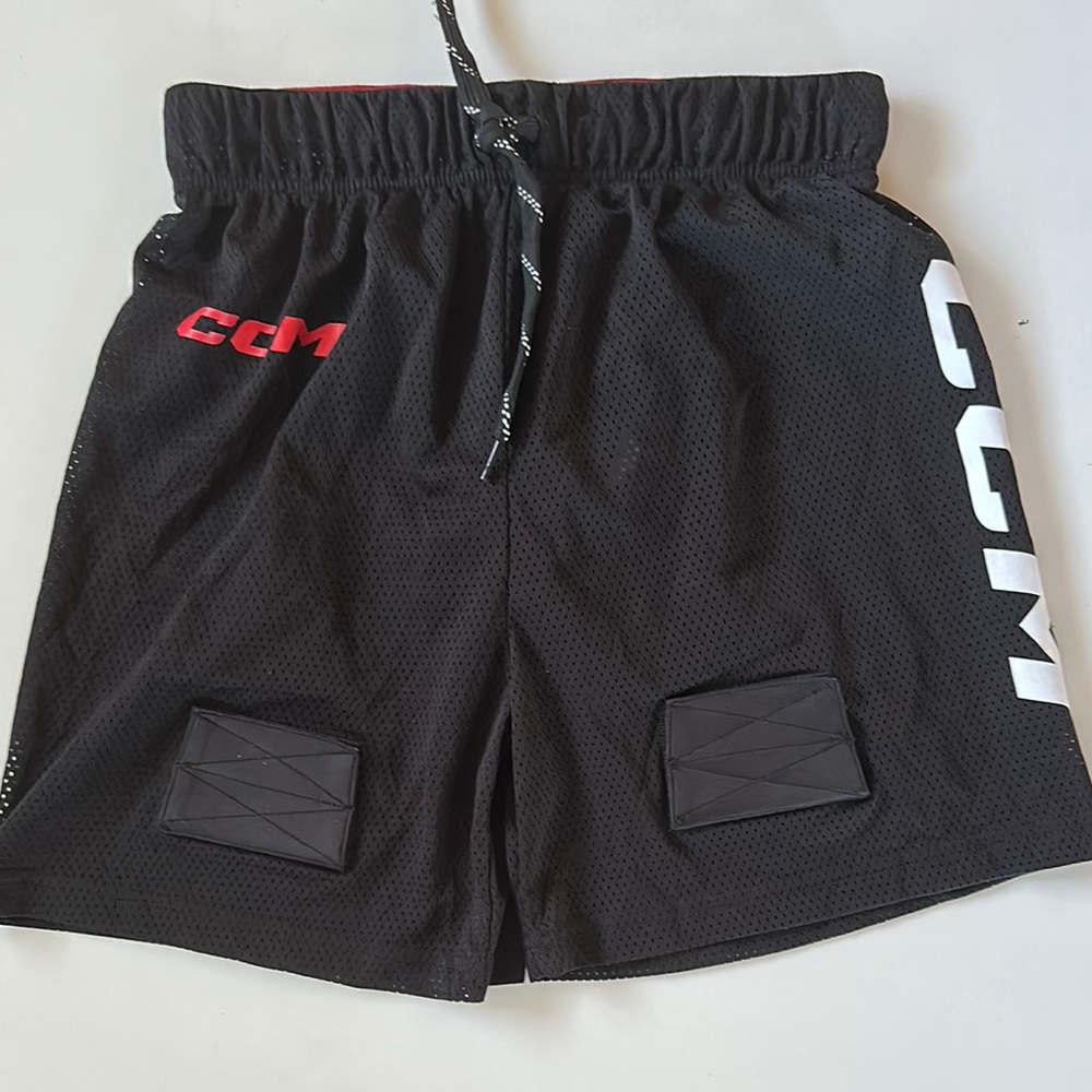 CCM Black Mesh jock shorts